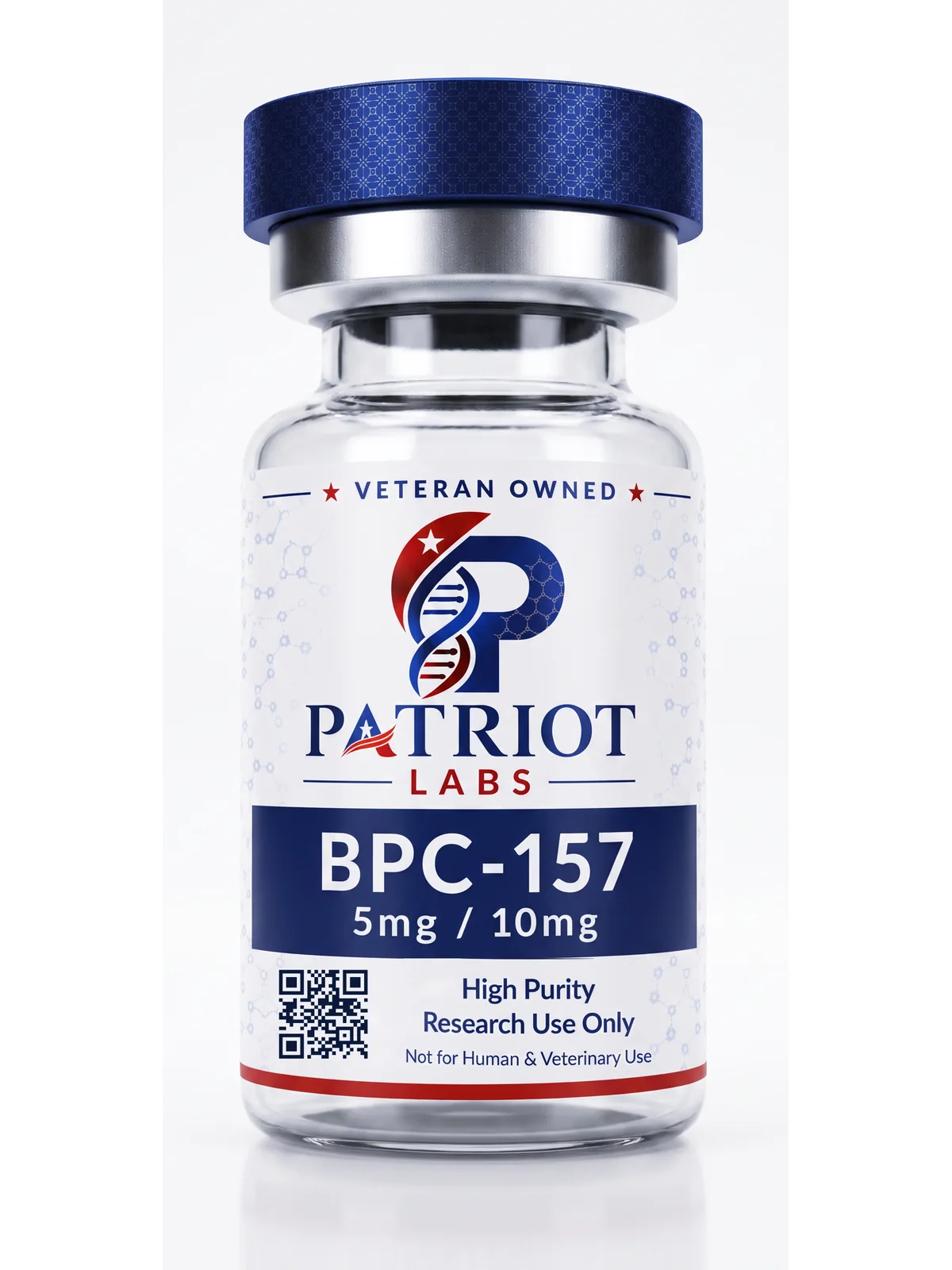 BPC-157 5mg research peptide vial