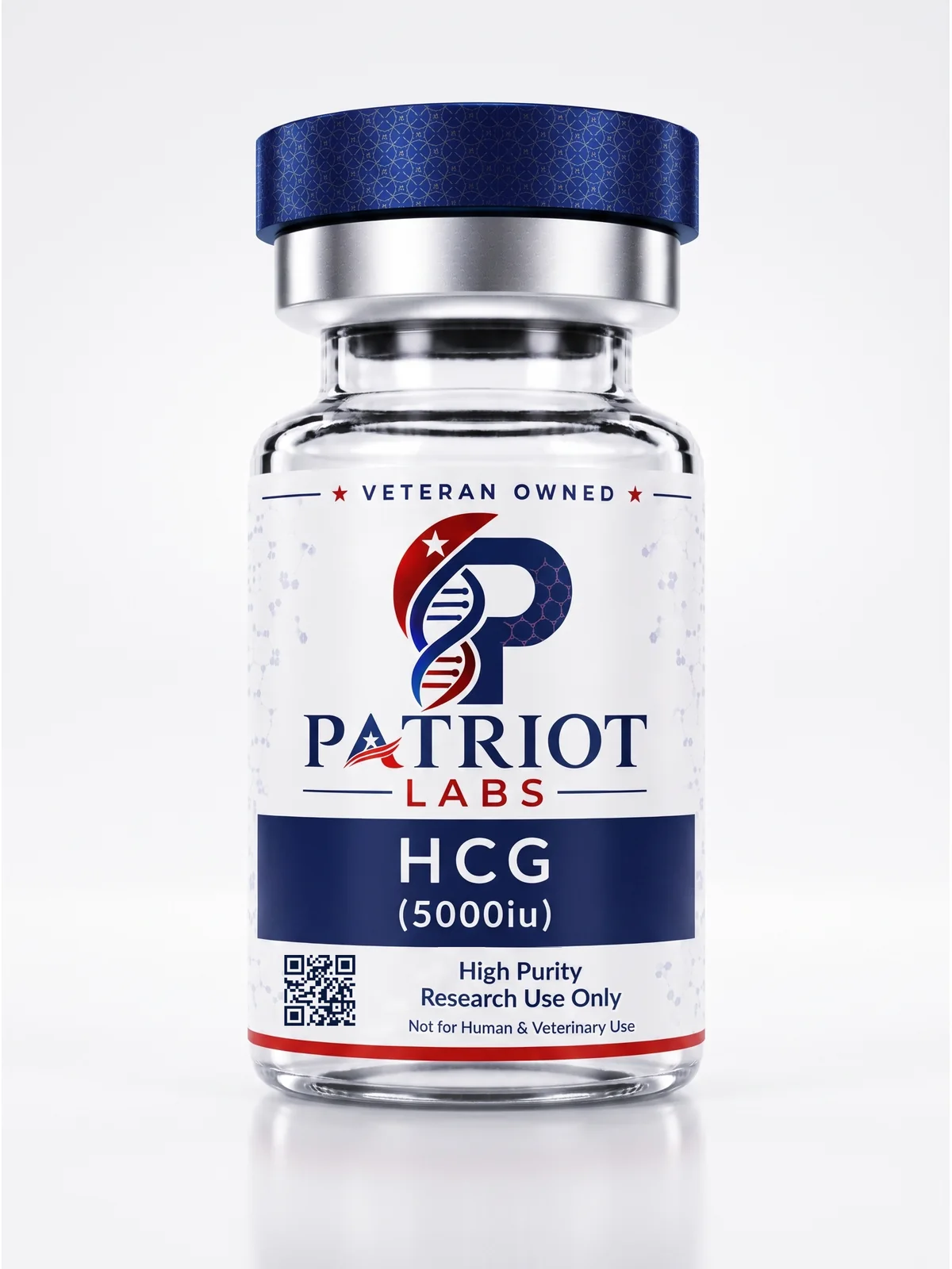 hCG 5000iu research peptide vial