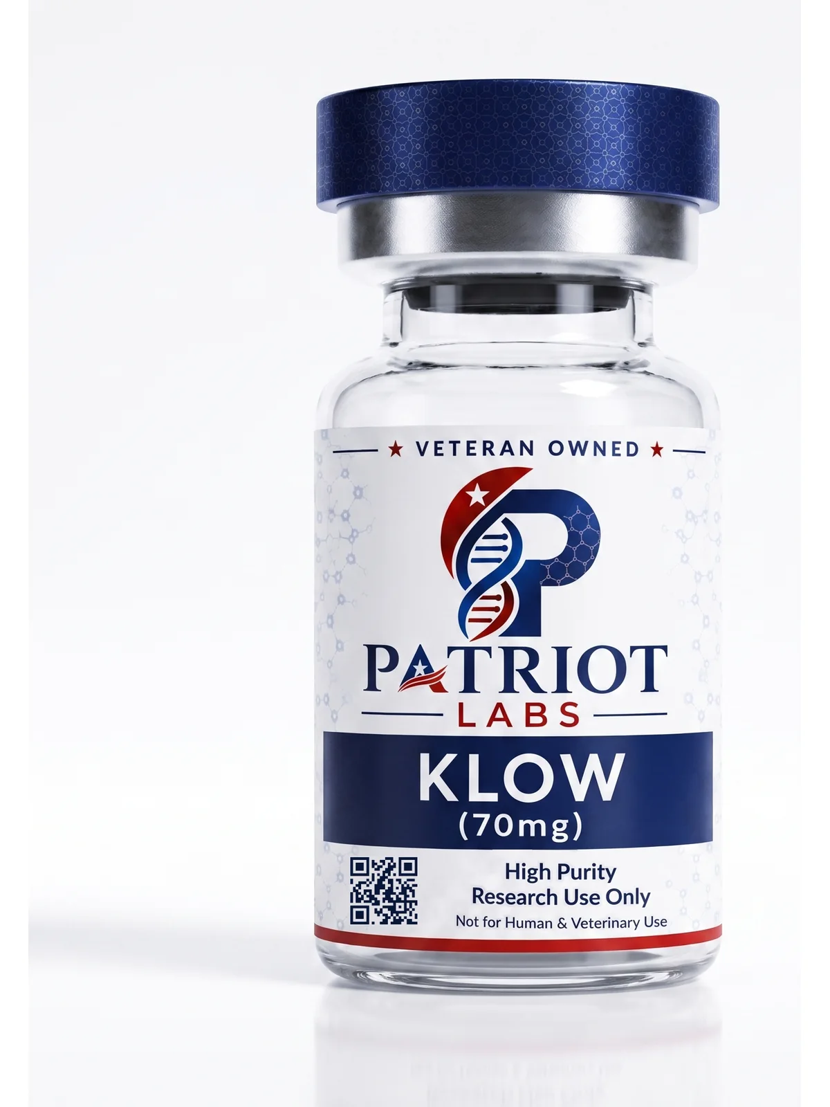 KLOW Blend 70mg research peptide vial