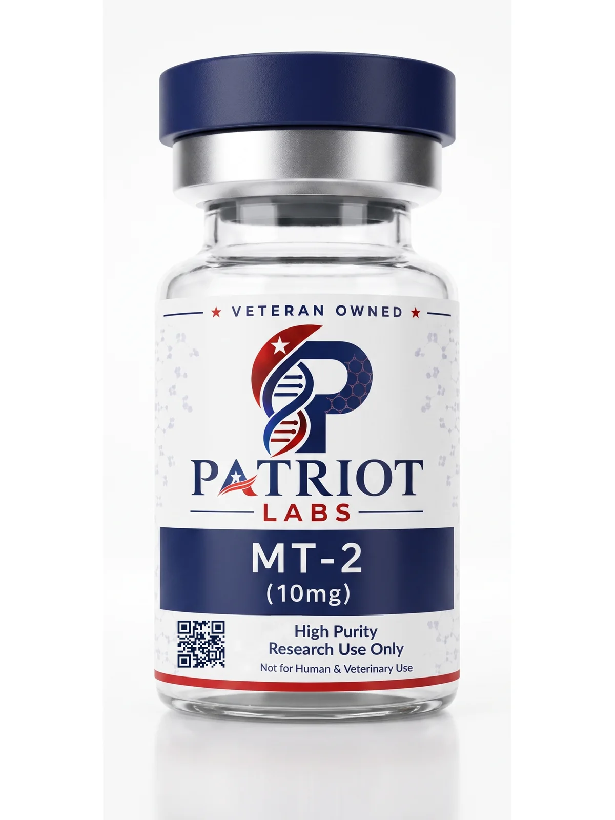 Melanotan II (MT-2) 10mg research peptide vial