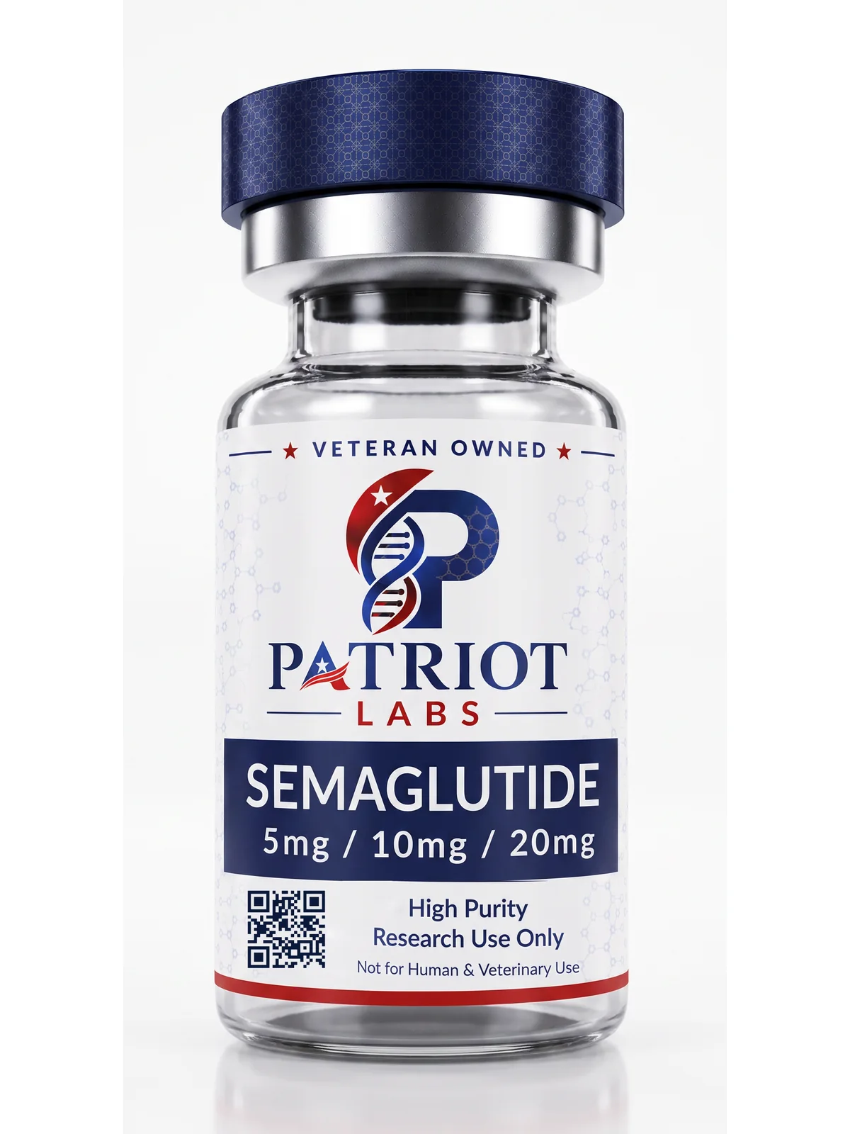 Semaglutide 5mg research peptide vial